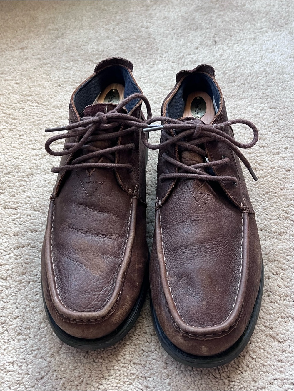Toms Men's Brown Leather Chukka Lace-Up Boots